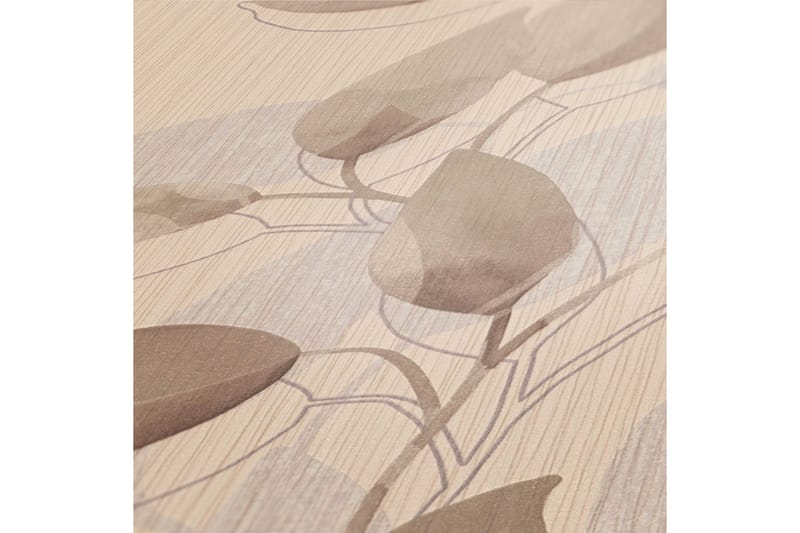 Blommig Tapet Attractive Ovävd Beige - AS Creation - Inredning - Väggdekor - Tapet & tapettillbehör - Mönstrad tapet