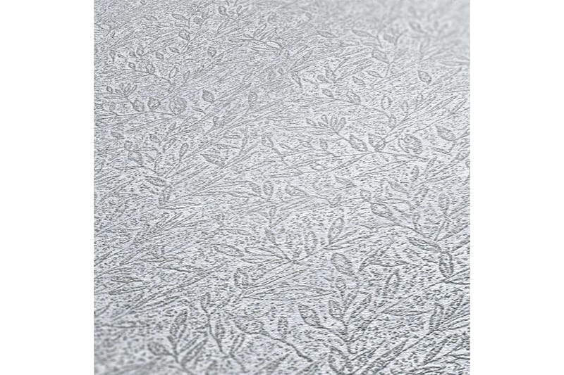 Blommig Tapet Attractive Ovävd Silver - AS Creation - Inredning - Väggdekor - Tapet & tapettillbehör - Mönstrad tapet