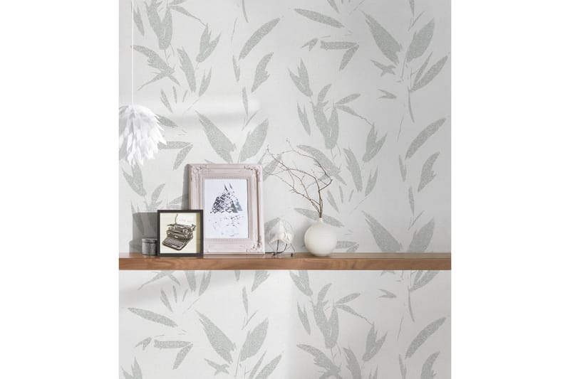 Blommig Tapet New Elegance Ovävd Cream - AS Creation - Inredning - Väggdekor - Tapet & tapettillbehör - Mönstrad tapet