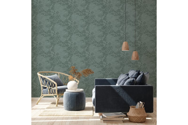 Blommig Tapet New Walls Cosy & Relax Ovävd - AS Creation - Inredning - Väggdekor - Tapet & tapettillbehör - Mönstrad tapet