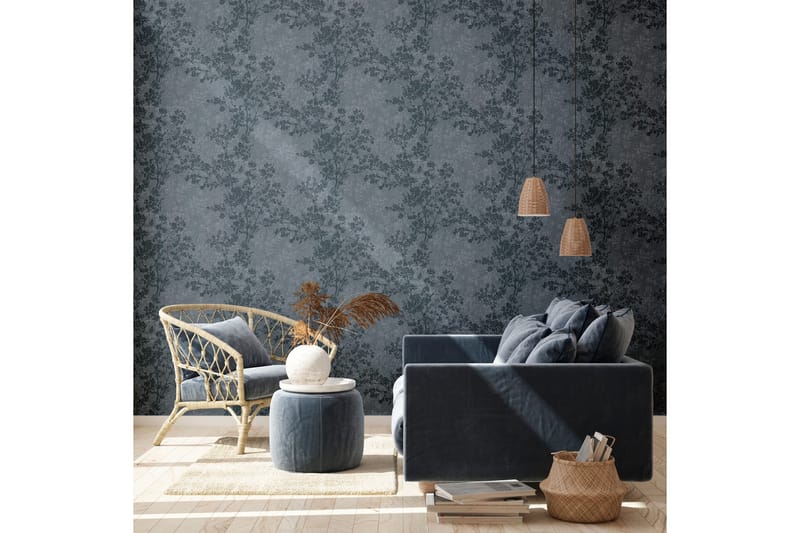 Blommig Tapet New Walls Cosy & Relax Ovävd - AS Creation - Inredning - Väggdekor - Tapet & tapettillbehör - Mönstrad tapet