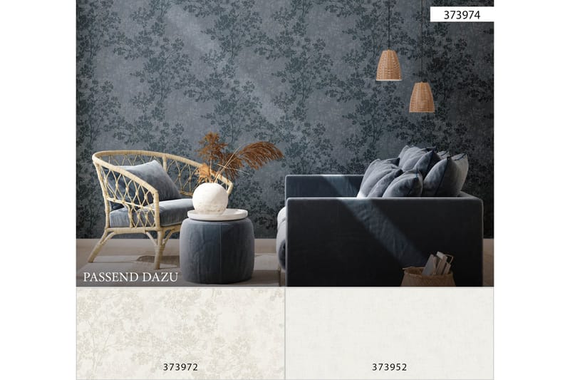 Blommig Tapet New Walls Cosy & Relax Ovävd - AS Creation - Inredning - Väggdekor - Tapet & tapettillbehör - Mönstrad tapet