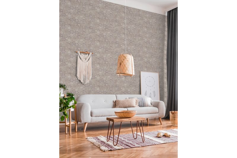 Bricka Tapet New Walls Finca Home Ovävd - AS Creation - Inredning - Väggdekor - Tapet & tapettillbehör - Mönstrad tapet
