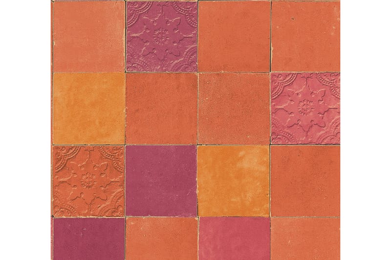 Bricka Tapet New Walls Finca Home Ovävd - AS Creation - Inredning - Väggdekor - Tapet & tapettillbehör - Mönstrad tapet