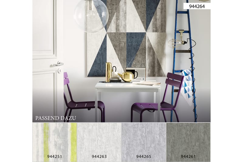 Cement Tapet Ovävd Vit - AS Creation - Inredning - Väggdekor - Tapet & tapettillbehör - Mönstrad tapet