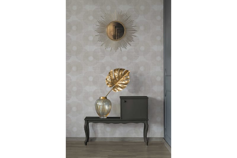 Cirkel look Tapet Attractive Ovävd Beige - AS Creation - Inredning - Väggdekor - Tapet & tapettillbehör - Mönstrad tapet