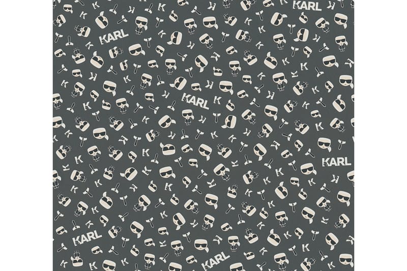 Designer Tapet Ikonik by Karl Lagerfeld - AS Creation - Inredning - Väggdekor - Tapet & tapettillbehör - Mönstrad tapet