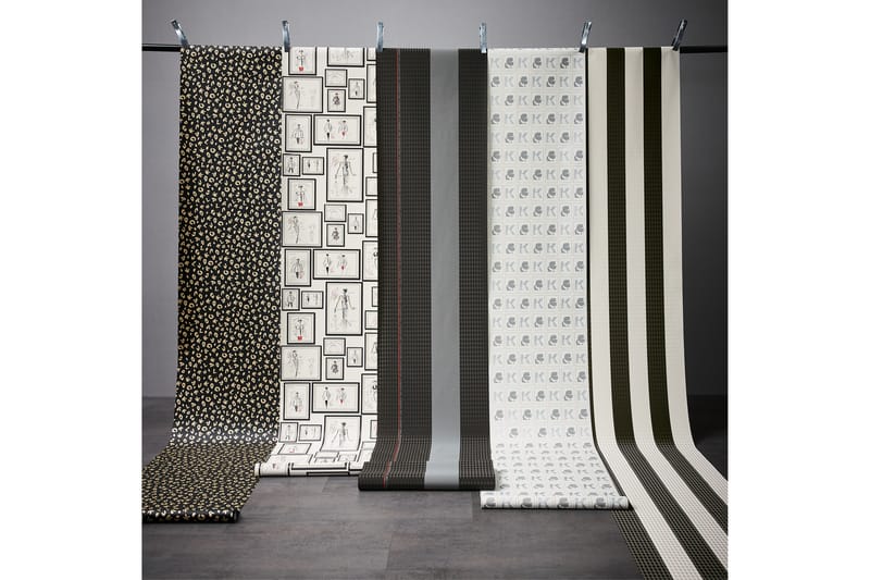 Designer Tapet Stripes by Karl Lagerfeld - AS Creation - Kökstapet - Mönstrad tapet - Vinyltapet