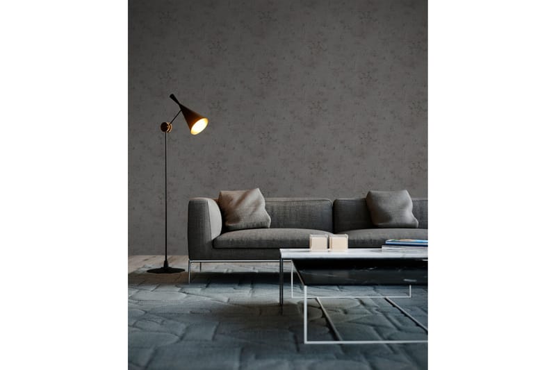 Enkel Tapet Ovävd Grå Beige - AS Creation - Inredning - Väggdekor - Tapet & tapettillbehör - Mönstrad tapet