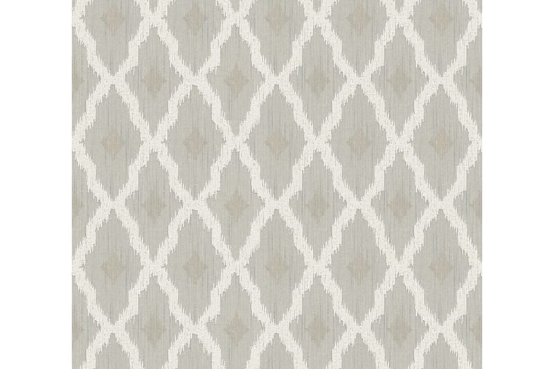 Ethnic Tapet Tessuto 2 Ovävd Beige Cream - AS Creation - Inredning - Väggdekor - Tapet & tapettillbehör - Mönstrad tapet