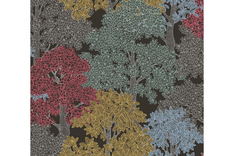 Forest look Tapet Blommig Impression Ovävd - AS Creation - Inredning - Väggdekor - Tapet & tapettillbehör - Mönstrad tapet