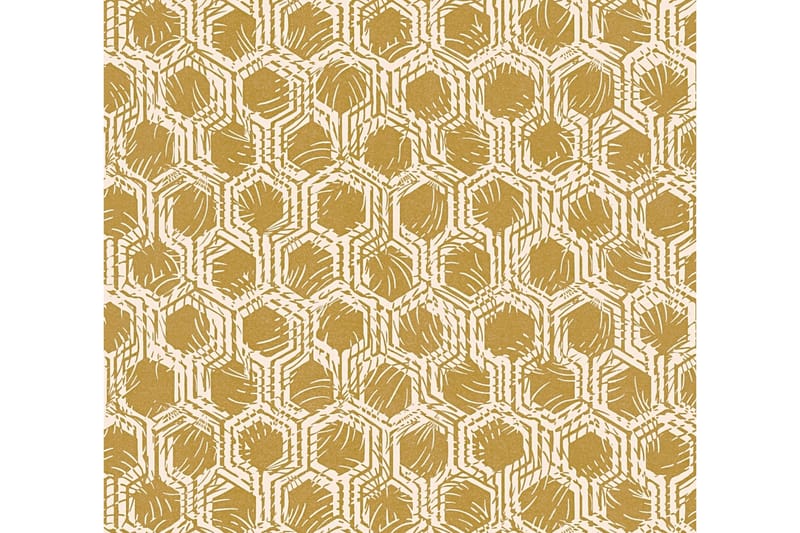 Geometric Tapet Alpha Ovävd Guld Beige - AS Creation - Inredning - Väggdekor - Tapet & tapettillbehör - Mönstrad tapet