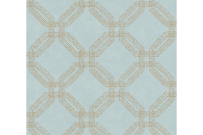 Geometric Tapet Pop Style Ovävd Blå - AS Creation - Inredning - Väggdekor - Tapet & tapettillbehör - Mönstrad tapet