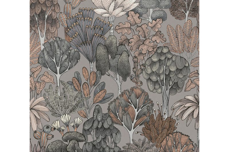 Jungle Tapet Blommig Impression Ovävd - AS Creation - Inredning - Väggdekor - Tapet & tapettillbehör - Mönstrad tapet