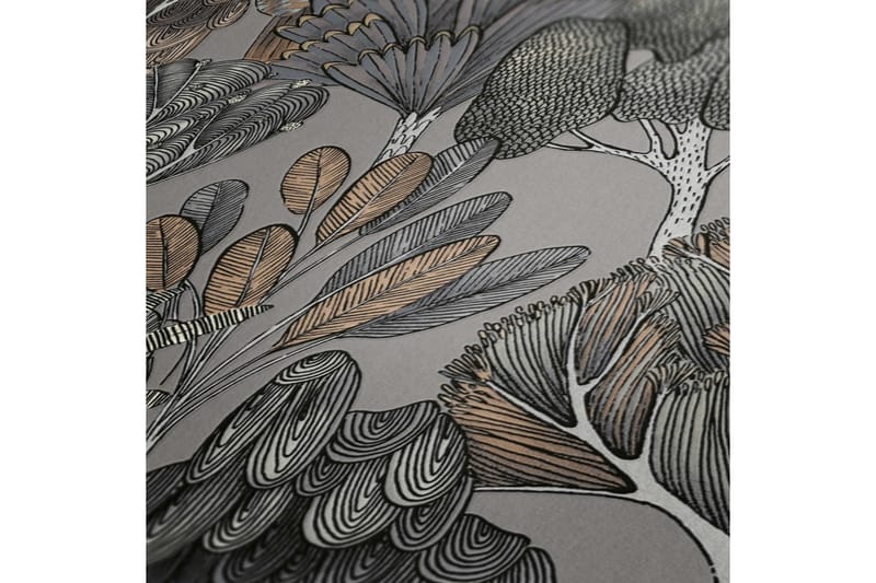 Jungle Tapet Blommig Impression Ovävd - AS Creation - Inredning - Väggdekor - Tapet & tapettillbehör - Mönstrad tapet