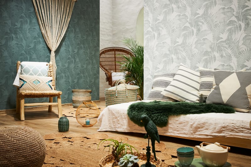 Jungle Tapet New Walls Cosy & Relax Ovävd - AS Creation - Inredning - Väggdekor - Tapet & tapettillbehör - Mönstrad tapet