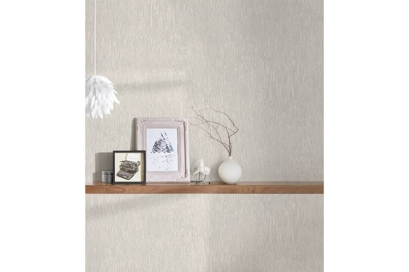 Mönstrad Tapet Alpha Ovävd Beige - AS Creation - Inredning - Väggdekor - Tapet & tapettillbehör - Mönstrad tapet
