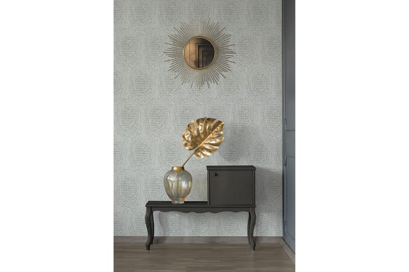 Mönstrad Tapet Alpha Ovävd Beige Silver - AS Creation - Inredning - Väggdekor - Tapet & tapettillbehör - Mönstrad tapet