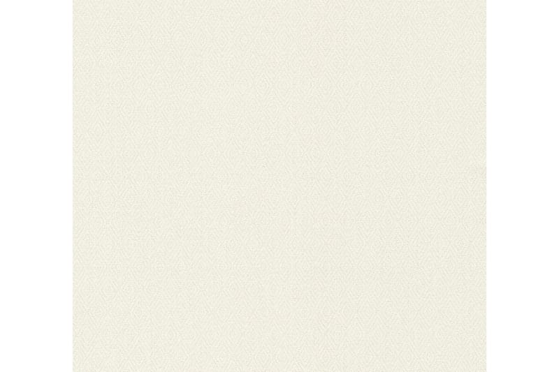 Mönstrad Tapet Hygge Ovävd Cream Beige - AS Creation - Inredning - Väggdekor - Tapet & tapettillbehör - Mönstrad tapet