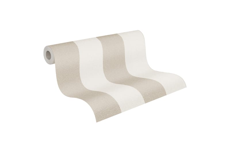 Randig Tapet New Elegance Ovävd Beige - AS Creation - Inredning - Väggdekor - Tapet & tapettillbehör - Mönstrad tapet
