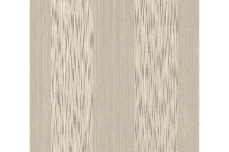 Randig Tapet Tessuto Ovävd Beige - AS Creation - Inredning - Väggdekor - Tapet & tapettillbehör - Mönstrad tapet