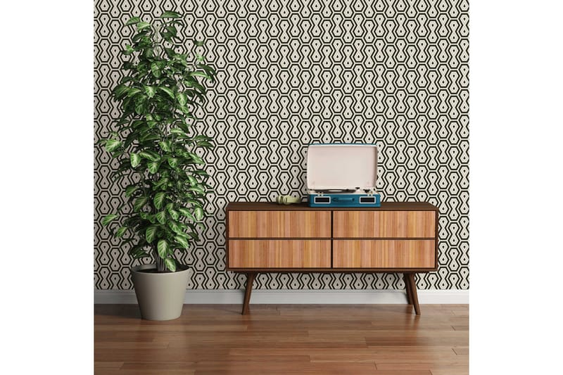 Retro style Tapet Jungle Chic Ovävd - AS Creation - Inredning - Väggdekor - Tapet & tapettillbehör - Mönstrad tapet