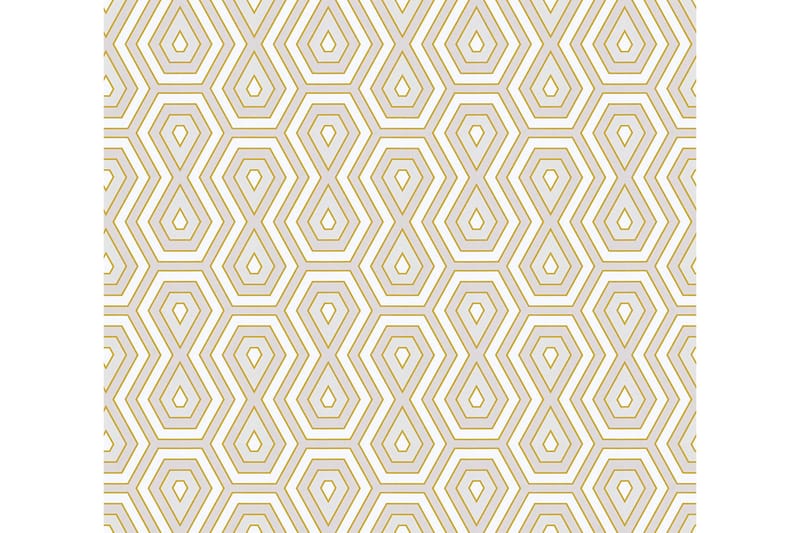 Retro style Tapet Jungle Chic Ovävd Guld - AS Creation - Inredning - Väggdekor - Tapet & tapettillbehör - Mönstrad tapet