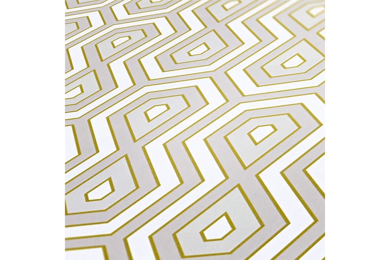 Retro style Tapet Jungle Chic Ovävd Guld - AS Creation - Inredning - Väggdekor - Tapet & tapettillbehör - Mönstrad tapet