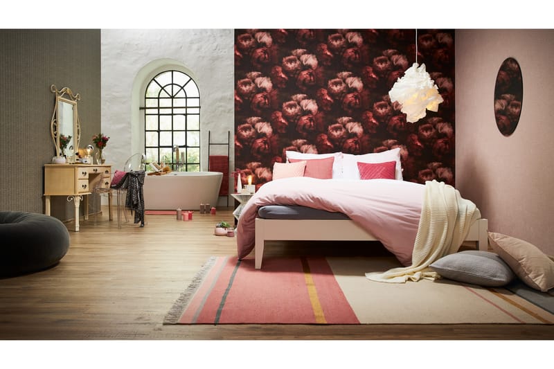 Rosas Tapet New Walls Romantic Dream Ovävd - AS Creation - Inredning - Väggdekor - Tapet & tapettillbehör - Mönstrad tapet