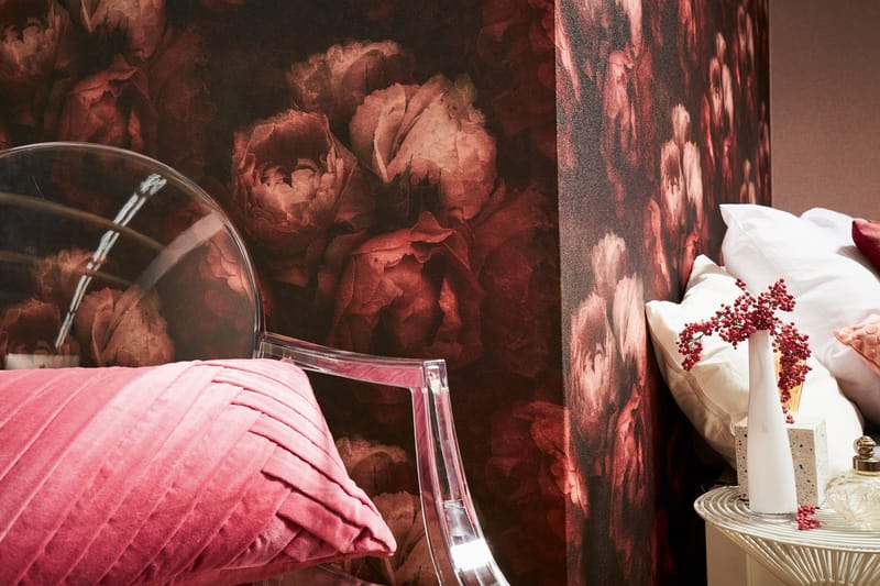 Rosas Tapet New Walls Romantic Dream Ovävd - AS Creation - Inredning - Väggdekor - Tapet & tapettillbehör - Mönstrad tapet