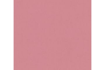 Slät Tapet Blommig Impression Ovävd Rosa