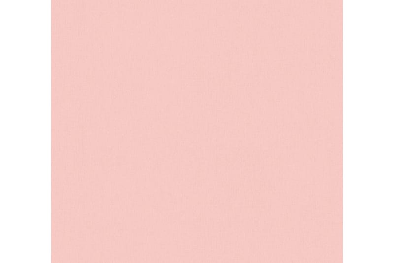 Slät Tapet Blommig Impression Ovävd Rosa - AS Creation - Inredning - Väggdekor - Tapet & tapettillbehör - Mönstrad tapet