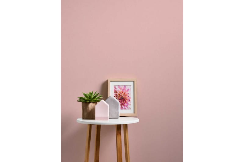 Slät Tapet Blommig Impression Ovävd Rosa - AS Creation - Inredning - Väggdekor - Tapet & tapettillbeh�ör - Mönstrad tapet