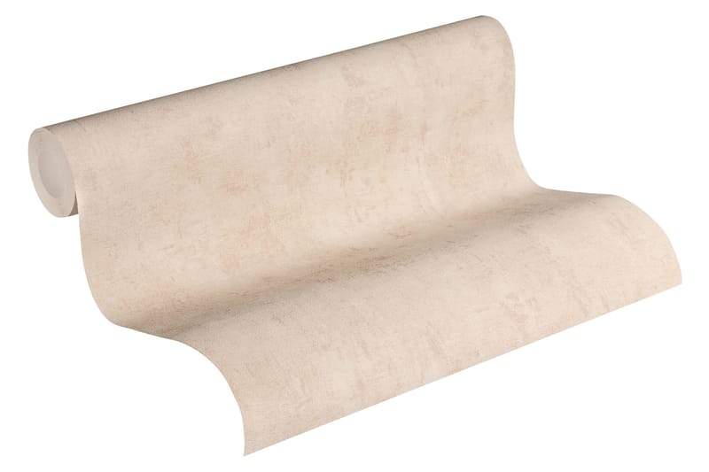 Slät Tapet Blooming Ovävd Beige - AS Creation - Inredning - Väggdekor - Tapet & tapettillbehör - Mönstrad tapet