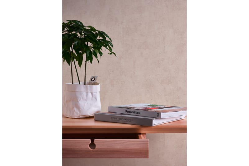 Slät Tapet Blooming Ovävd Beige - AS Creation - Inredning - Väggdekor - Tapet & tapettillbehör - Mönstrad tapet