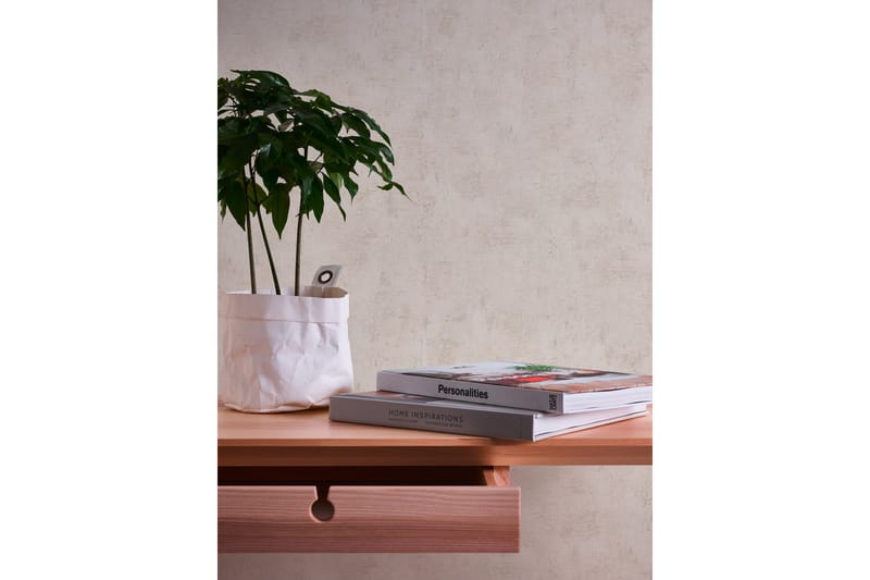 Slät Tapet Blooming Ovävd Cream - AS Creation - Inredning - Väggdekor - Tapet & tapettillbehör - Mönstrad tapet