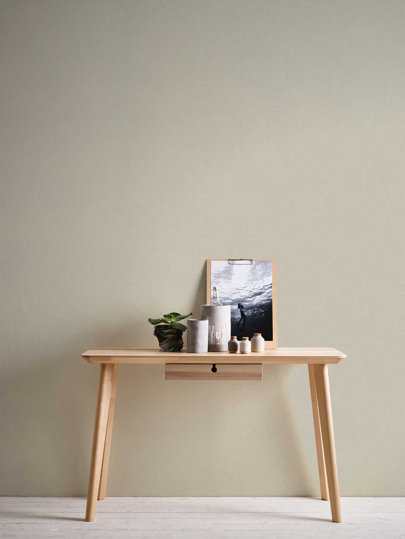 Slät Tapet Cuba Ovävd Beige Grå - AS Creation - Inredning - Väggdekor - Tapet & tapettillbehör - Mönstrad tapet