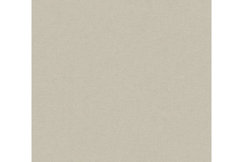 Slät Tapet Cuba Ovävd Beige Grå - AS Creation - Inredning - Väggdekor - Tapet & tapettillbehör - Mönstrad tapet