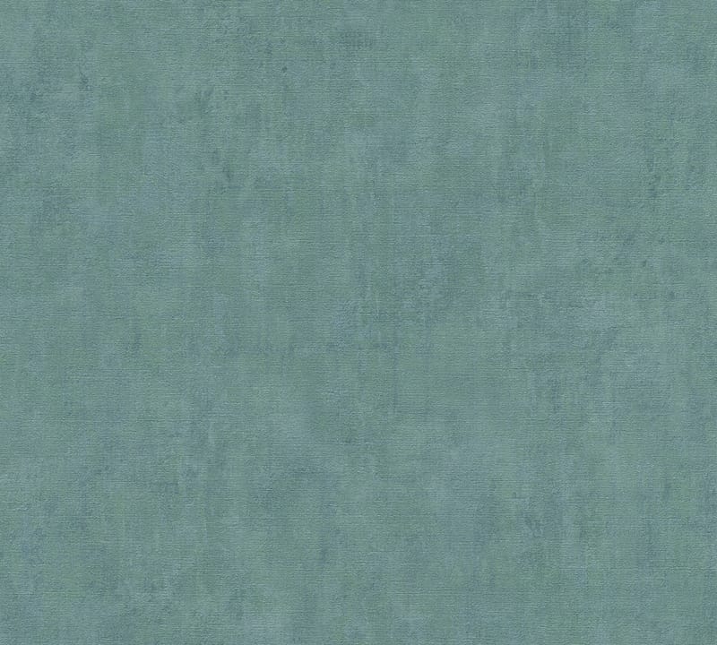 Slät Tapet Cuba Ovävd Blå Grön - AS Creation - Kökstapet - Mönstrad tapet - Vinyltapet