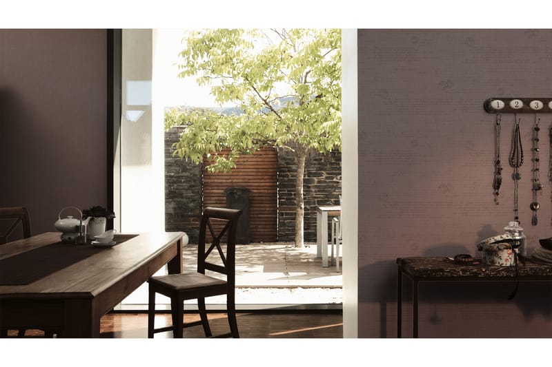 Slät Tapet Hygge Ovävd Brun - AS Creation - Inredning - Väggdekor - Tapet & tapettillbehör - Mönstrad tapet