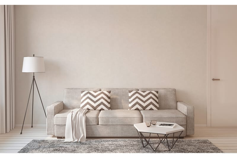 Slät Tapet Memory Ovävd Beige Cream - AS Creation - Inredning - Väggdekor - Tapet & tapettillbehör - Mönstrad tapet