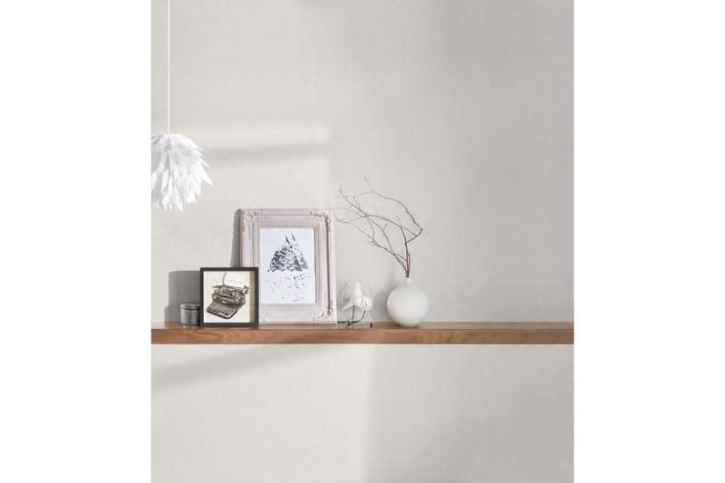 Slät Tapet New Elegance Ovävd Cream - AS Creation - Inredning - Väggdekor - Tapet & tapettillbehör - Mönstrad tapet