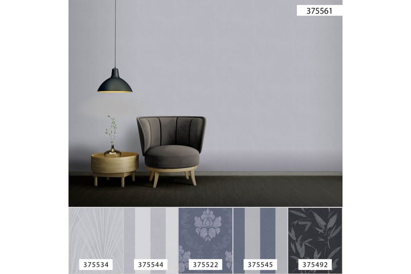 Slät Tapet New Elegance Ovävd Grå - AS Creation - Inredning - Väggdekor - Tapet & tapettillbehör - Mönstrad tapet