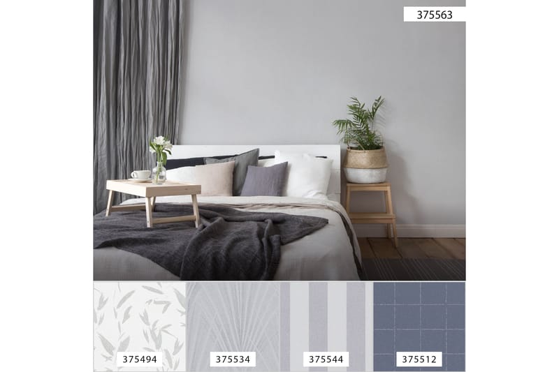 Slät Tapet New Elegance Ovävd Grå - AS Creation - Inredning - Väggdekor - Tapet & tapettillbehör - Mönstrad tapet