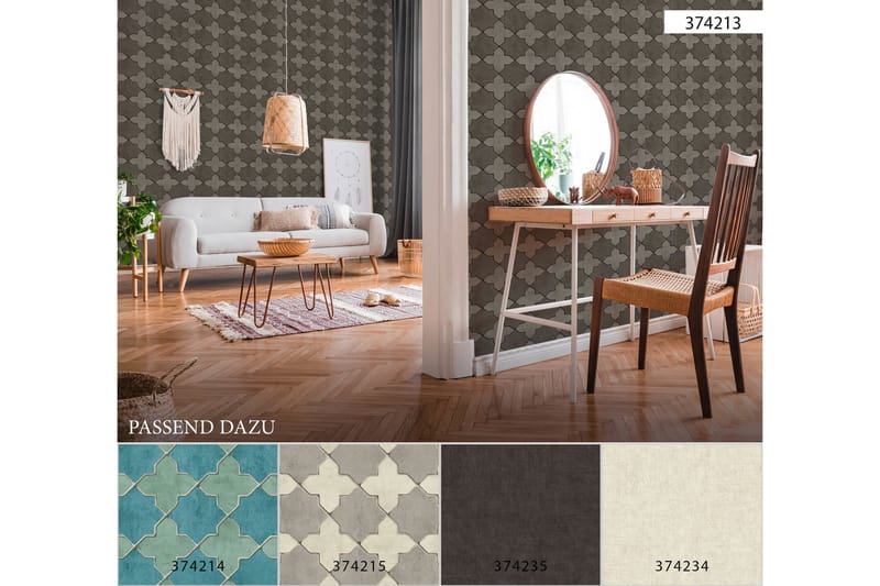 Slät Tapet New Walls Cosy & Relax Ovävd - AS Creation - Inredning - Väggdekor - Tapet & tapettillbehör - Mönstrad tapet