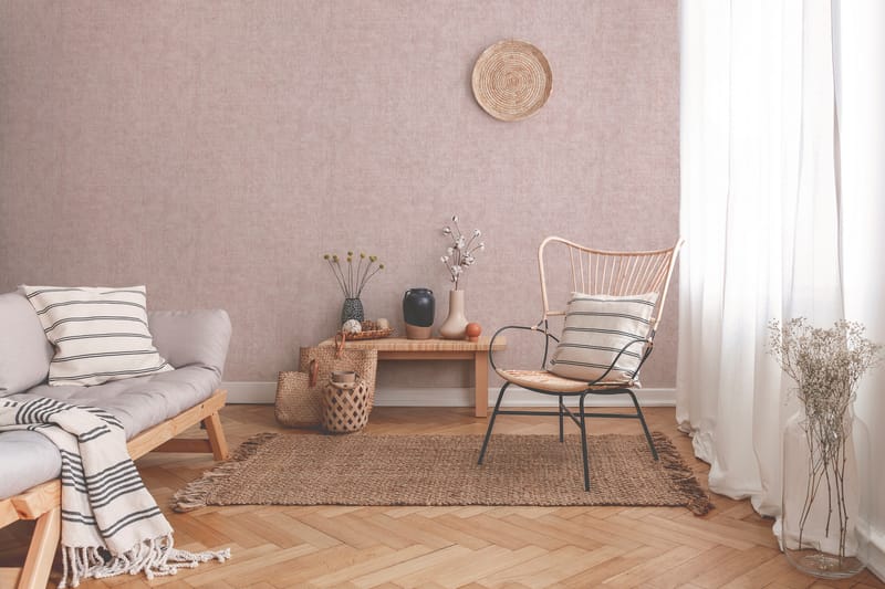 Slät Tapet New Walls Cosy & Relax Ovävd - AS Creation - Inredning - Väggdekor - Tapet & tapettillbehör - Mönstrad tapet