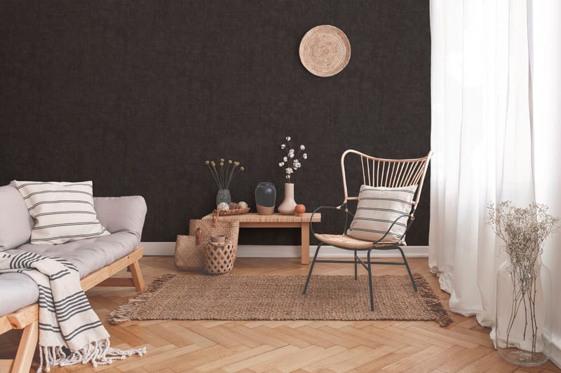 Slät Tapet New Walls Cosy & Relax Ovävd - AS Creation - Inredning - Väggdekor - Tapet & tapettillbehör - Mönstrad tapet