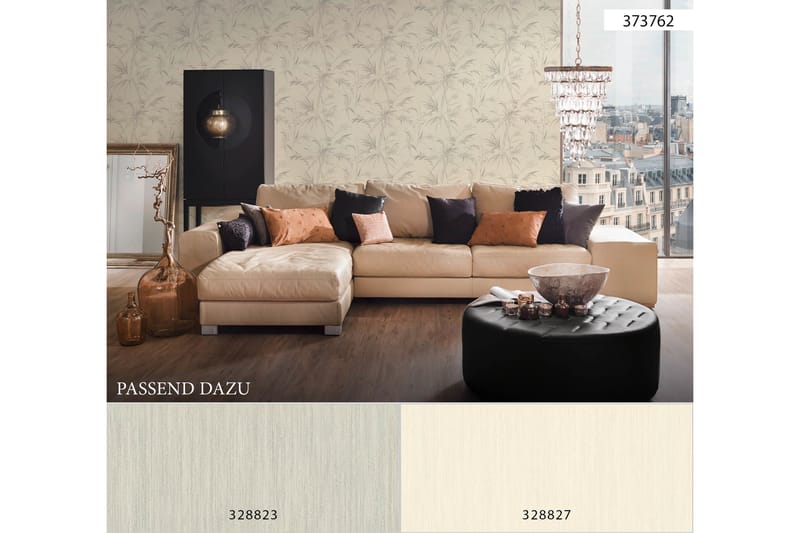 Slät Tapet Siena Ovävd Cream - AS Creation - Inredning - Väggdekor - Tapet & tapettillbehör - Mönstrad tapet