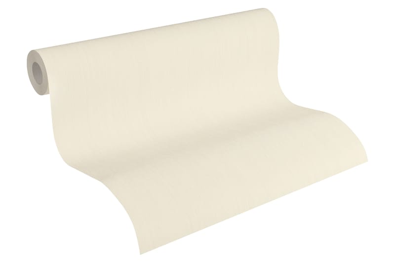 Slät Tapet Siena Ovävd Cream - AS Creation - Inredning - Väggdekor - Tapet & tapettillbehör - Mönstrad tapet