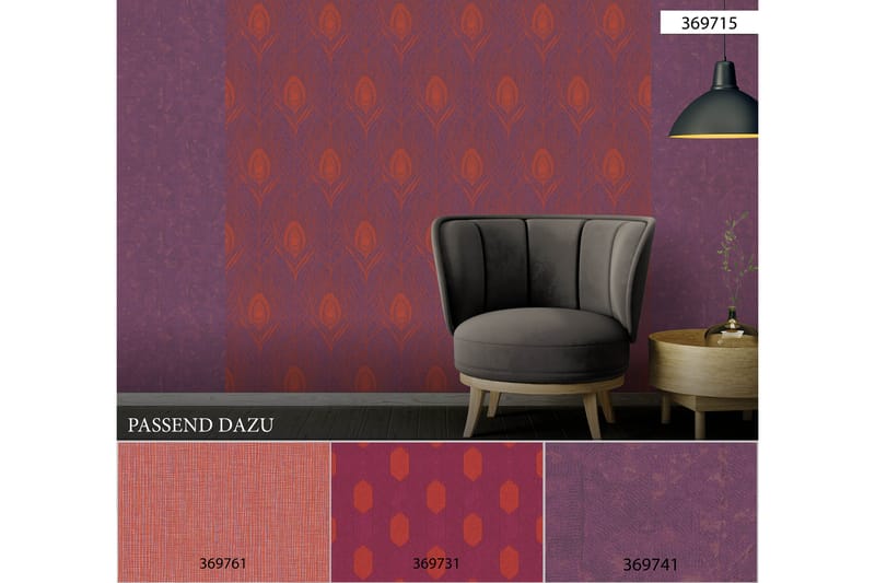 Vintage Tapet Absolutely Chic Ovävd - AS Creation - Inredning - Väggdekor - Tapet & tapettillbehör - Mönstrad tapet
